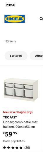 Trofaest Ikea wit, Huis en Inrichting, Kasten | Dressoirs, 25 tot 50 cm, Ophalen of Verzenden, Zo goed als nieuw