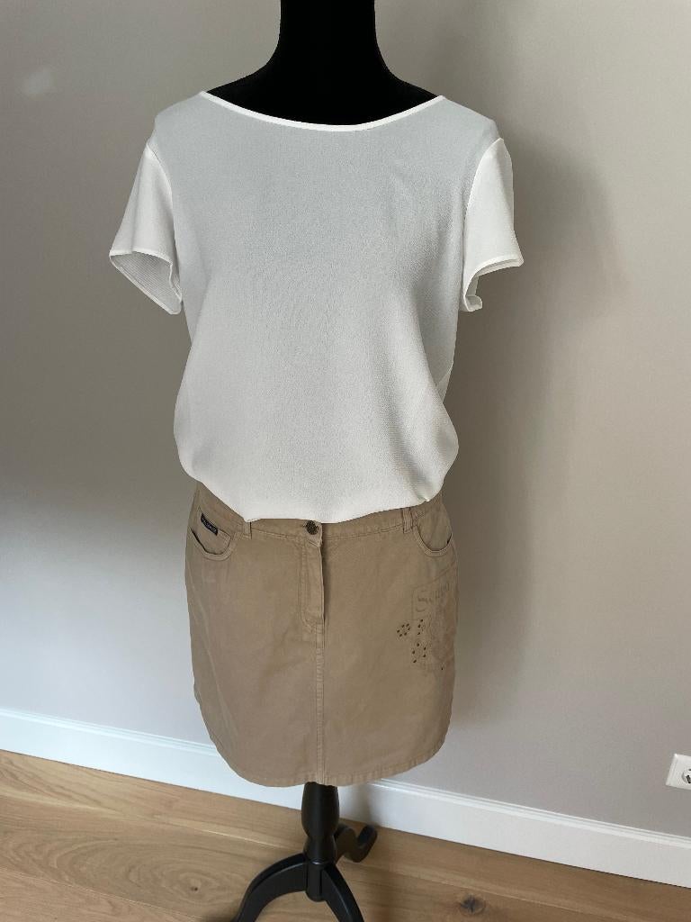 Rok Scapa Sports beige, Scapa, Beige, Zo goed als nieuw, Boven de knie