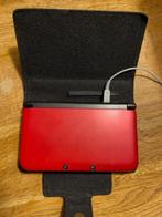 Nitendo 3 DS XL (rood) met beschermhoes en lader, Spelcomputers en Games, Spelcomputers | Nintendo 2DS en 3DS, Gebruikt, Ophalen of Verzenden