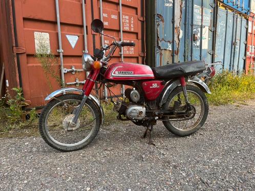 Suzuki a50 oldtimer project!, Fietsen en Brommers, Brommers | Oldtimers, Yamaha, Ophalen of Verzenden