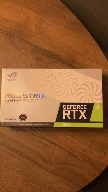 ASUS RTX 3090 ROG STRIX White 24GB videokaart beschikbaar voor biedingen