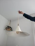 Originele vintage heksenhoed hanglamp wit elco Light retro, Ophalen of Verzenden, Zo goed als nieuw, Metaal, Minder dan 50 cm