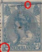 NVPH 63 PM7 Postzegels: Kon. Wilh. Bontkraag 1899 7x, Postzegels en Munten, Postzegels | Nederland, Verzenden, T/m 1940, Gestempeld