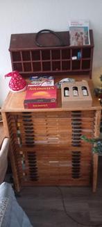 Letterkast Houten goede staat alle laden zitten erin, Ophalen of Verzenden
