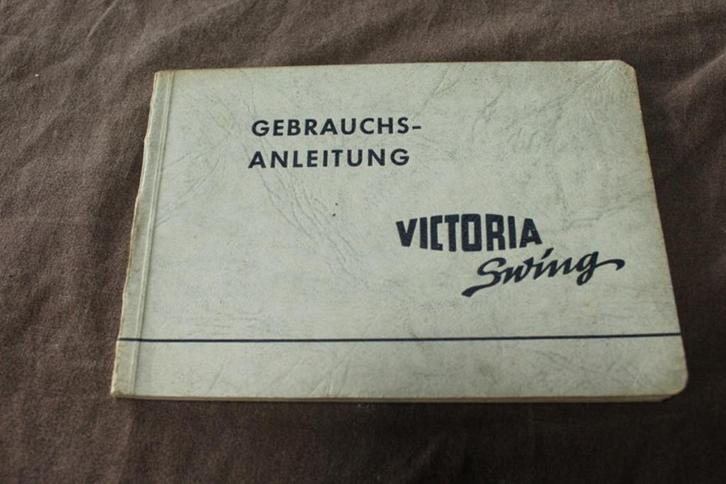 Victoria Swing 1955 motorrad gebrauchs anleitung handleiding, Motoren, Handleidingen en Instructieboekjes, Overige merken, Ophalen of Verzenden