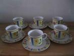 NIEUW KOP EN SCHOTEL 6 X BONT, Huis en Inrichting, Keuken | Servies, Ophalen, Nieuw, Overige stijlen, Kop(pen) en/of Schotel(s)