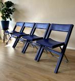 IKEA Sennik Klapstoel Niels Gammelgaard Vintage Retro Blauw, Huis en Inrichting, Stoelen, Blauw, Ophalen of Verzenden, Zo goed als nieuw