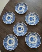 Set van 6 vintage Royal Sphinx Maastricht borden, Antiek en Kunst, Ophalen of Verzenden