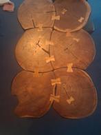 boomstam salontafel sequoia of eiken hout, Zo goed als nieuw, Minder dan 50 cm, Rechthoekig, 50 tot 100 cm