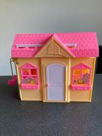 Poppenhuis Barbie huis Mattel uitklapbaar en uitschuifb zgan, Ophalen of Verzenden, Zo goed als nieuw, Barbie