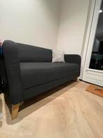 Ikea Linanas 2-zitsbank - Donkergrijs, zo goed als nieuw, Ophalen, Zo goed als nieuw, Tweepersoons