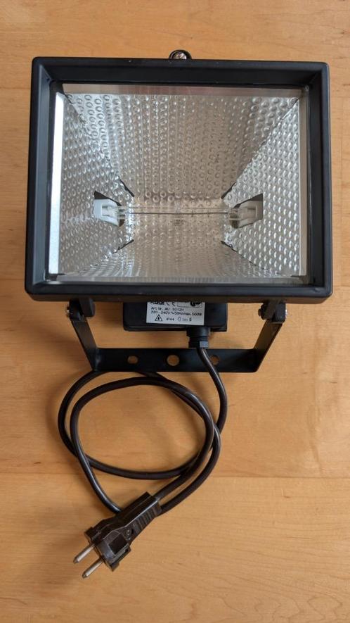 Halogeen verstraler spot lamp 500W, Doe-het-zelf en Verbouw, Bouwverlichting, Zo goed als nieuw, Lamp, 500 watt of meer, Ophalen of Verzenden
