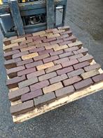 Oude gebakken dikformaat/7duimers op pallets 230m2, Tuin en Terras, Tegels en Klinkers, Ophalen, Gebruikt, Keramiek, Klinkers