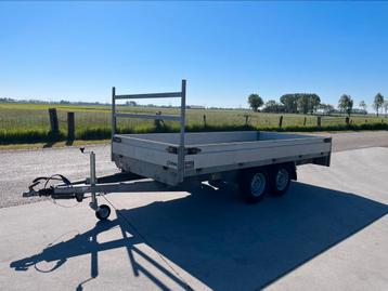 Henra plateau 400x185 2700kg uitvoering tandemasser  beschikbaar voor biedingen