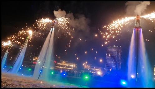 Flyboardteam 12 jaar Spectaculaire shows op wereldniveau, Watersport en Boten, Overige Watersport en Boten, Zo goed als nieuw