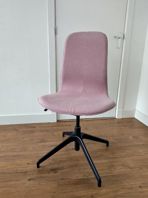 IKEA Langfjall bureaustoel lichtroze, Huis en Inrichting, Bureaustoelen, Zo goed als nieuw, Bureaustoel, Roze, Ophalen