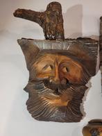 Vintage Wortelmannetje Houtsnijwerk - Bosgeest Wurzelmann, Antiek en Kunst, Ophalen of Verzenden