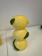 Leuke decoratieve vaas, Ophalen, Gebruikt, Geel, Aardewerk of Porselein