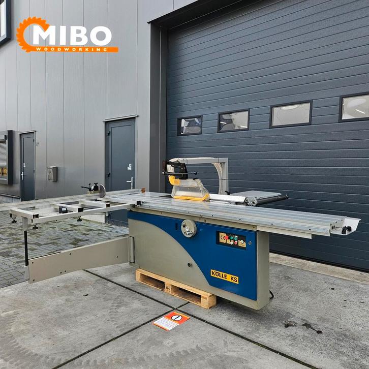 Kölle formaatzaag 3200mm paneelzaag 45graden 10pk ** vol, Doe-het-zelf en Verbouw, Gereedschap | Zaagmachines, Zo goed als nieuw