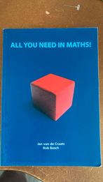 All you need in maths!, Boeken, Ophalen of Verzenden, Zo goed als nieuw