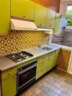 Retro keuken - jaren 60/70, Ophalen, Gebruikt, Enkelwandige keuken, Staal of Rvs