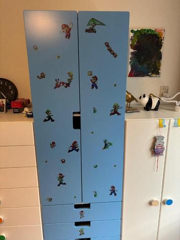 Smastad kledingkast blauw - IKEA  beschikbaar voor biedingen