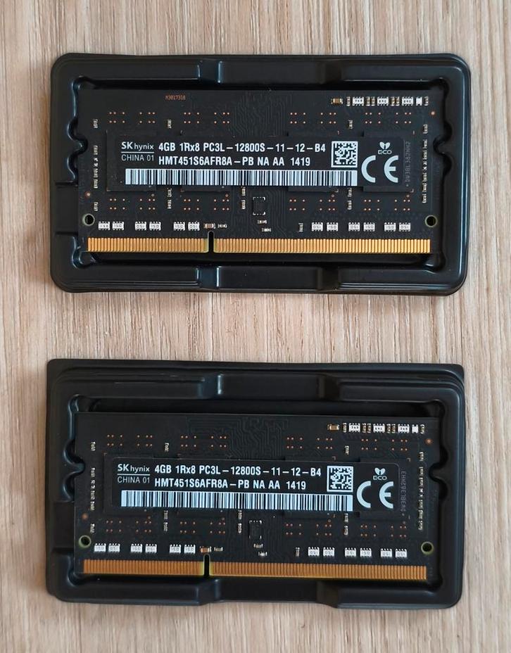 Officieel Apple 2x 4GB DDR3L 1600 Mhz SODIMM Ram, Computers en Software, RAM geheugen, Zo goed als nieuw, Desktop, 8 GB, DDR3