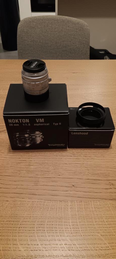 Voigtlander Nokton 28mm f1.5 VM II, Audio, Tv en Foto, Fotografie | Lenzen en Objectieven, Zo goed als nieuw, Ophalen of Verzenden