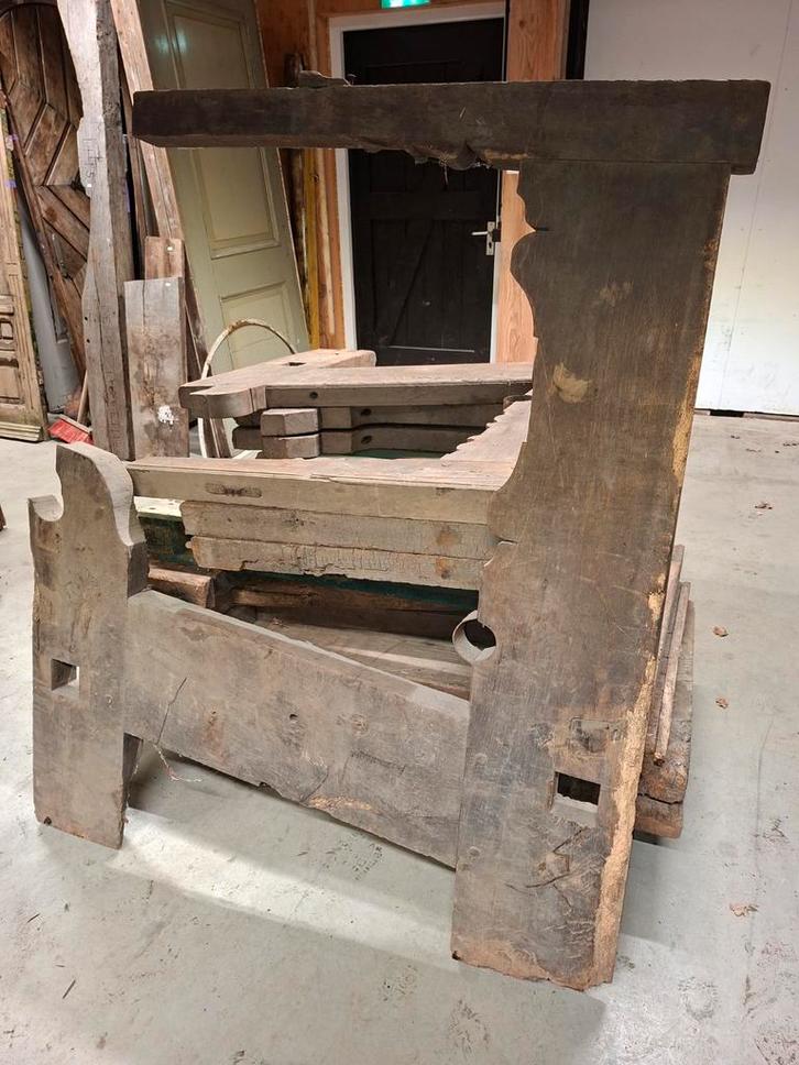 Oud Eikenhout Weefgetouw - Unieke Stukken, Antiek en Kunst, Antiek | Meubels | Kasten, Ophalen