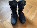 New rock schoenen zwart/blauw  Maat 40 Met skulls, Zwart, Ophalen of Verzenden, New rock schoenen zwart/blauw  Maat 40 met skull
