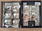 Zilveren glazen kerstballen, Ophalen of Verzenden, Nieuw