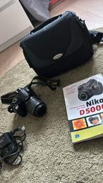 Nikon D5000 lens 18-55 mm zwarte body, Spiegelreflex, Gebruikt, Ophalen of Verzenden, Nikon