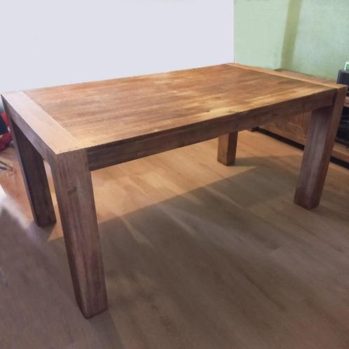 Eettafel Rustiek Eiken, Huis en Inrichting, Tafels | Eettafels, Gebruikt, 150 tot 200 cm, 150 tot 200 cm, Vijf personen of meer