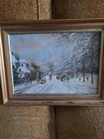 Schilderij Tolweg Scheveningen, niet gesigneerd, Ophalen