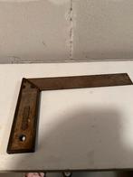 Vintage Winkelhaak / Schrijftaal, Doe-het-zelf en Verbouw, Gereedschap | Handgereedschap, Ophalen of Verzenden, Gebruikt