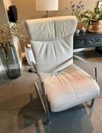 Leolux Helical relax fauteuil - elektrisch verstelbaar, Huis en Inrichting, Fauteuils, Ophalen, Gebruikt, Metaal, 50 tot 75 cm