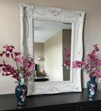 Barok Spiegel Taupe - 122x93 cm, Huis en Inrichting, Woonaccessoires | Spiegels, 100 tot 150 cm, Ophalen of Verzenden, Zo goed als nieuw