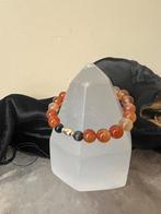 Carneool zonnesteen zwart beschermt powerful magie energie, Met edelsteen, Nieuw, Oranje, Ophalen of Verzenden