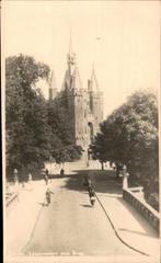 Zwolle Sassenpoort met Brug, Verzenden, 1920 tot 1940, Ongelopen, Overijssel