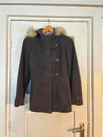 Max Mara winterjas met konijnenbont, Kleding | Dames, Jassen | Winter, Ophalen, Max Mara, Maat 36 (S), Grijs
