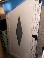 Kunststof Voordeur Aluplast staalblauw/wit, Doe-het-zelf en Verbouw, Kunststof, Nieuw, Buitendeur, 200 tot 215 cm