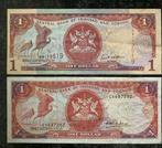 Trinidad & Tobago 1 Dollar Biljetten - Set van 2, Ophalen of Verzenden, Midden-Amerika, Setje