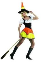 Heksen jurk neon maat 44 z.g.a.n. thema feest foute party, Ophalen of Verzenden, Zo goed als nieuw, Maat 42/44 (L)
