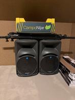 Mackie SRM450 met statief en kabels, Ophalen, Gebruikt, 500 tot 1000 watt, P.A.