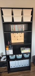 Boekenkast billy, 80x39x202 zwart, Huis en Inrichting, Ophalen, Met plank(en), 200 cm of meer, 50 tot 100 cm