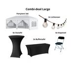 Combi-deal Large | Partytent 3x6m, statafels en meer, Ophalen, Opvouwbaar, Partytent, Nieuw