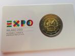 Coincard Expo Milano / Expo Milaan  2015, 2 euro, Setje, Italië, Ophalen of Verzenden