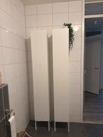 2x IKEA NYSJÖN Kast Wit met Planken, Ophalen, (Half)hoge kast, Minder dan 50 cm, 200 cm of meer