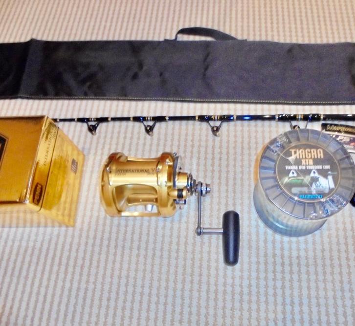 Big Game Set Penn International 70VS. 2 Speed Nieuw., Watersport en Boten, Hengelsport | Zeevissen, Nieuw, Complete set, Ophalen