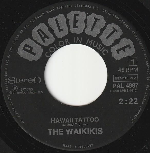 The Waikiki's - Hawaii Tattoo (Single), Cd's en Dvd's, Vinyl Singles, Gebruikt, 7 inch, Single, Ophalen of Verzenden